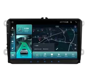 Автомобільна мультимедійна система DriveX UA-07 9" VW 2+32Gb 2.5D QLED 4-Cores Android 12.0