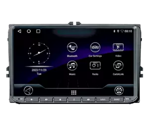 Штатна мультимедійна система VW DriveX UN1Q VW AND 9" QLED 4-core/2+32GB/Android 10.0/4x45Вт/QLED 1280x720/ASP